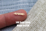 Baddie Connector - Intricate Detail - 14kt gold filled or Sterling Silver - Made in the USA - Custom