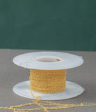 1.3mm ROUND Gold-filled Chain 3 feet or 20 feet - - USA Made gold filled Permanent Jewelry Chain
