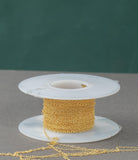 1.3mm ROUND Gold-filled Chain 3 feet or 20 feet - - USA Made gold filled Permanent Jewelry Chain
