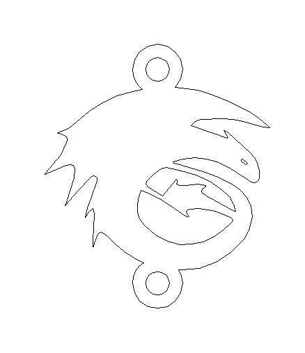 Dragon Circle connector for Permanent Jewelry 14K Gold Filled sterling silver connector pendant connectors charms