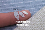 Jelly Fish Connector - Tiny 14Kt Gold Filled or Sterling Silver Connectors- for Bracelet or Necklace - Permanent Jewelry Supply