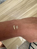 Ice Cream Cone Connector - Tiny 14Kt Gold Filled or Sterling Silver Connectors- for Bracelet or Necklace - Permanent Jewelry Supply