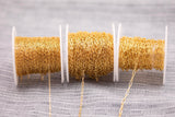 Gold Filled Paperclip chain flat - 14K Gold Filled - Made in USA - 120GF 1420GF 2.0mm 2.5mm 3.2mm