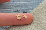 Star Fish Connector - Tiny 14Kt Gold Filled or Sterling Silver Connectors- for Bracelet or Necklace - Permanent Jewelry Supply
