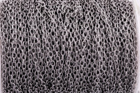 Stainless Steel Oval Chain 4x6mm - Yard or Full Spool - High Quality Polished Stainless Steel - Hypoallergenic