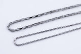 Stainless Steel Rectangle Chain - Yard or Full Spool - High Quality Polished Stainless Steel - Hypoallergenic 2mm 3mm