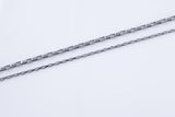 Stainless Steel Rectangle Chain - Yard or Full Spool - High Quality Polished Stainless Steel - Hypoallergenic 2mm 3mm