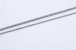 Stainless Steel Rectangle Chain - Yard or Full Spool - High Quality Polished Stainless Steel - Hypoallergenic 2mm 3mm