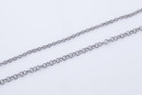 Stainless Steel ROLO Round Chain - Yard or Full Spool - High Quality Polished Stainless Steel - Hypoallergenic 2.5mm 3mm 4mm
