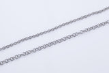 Stainless Steel ROLO Round Chain - Yard or Full Spool - High Quality Polished Stainless Steel - Hypoallergenic 2.5mm 3mm 4mm