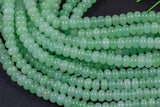 New Jade -Colored Jade - High Quality in Roundel, 8mm- Full 15.5 Inch Strand-Full Strand 15.5 inch Strand Smooth Gemstone Beads