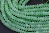 New Jade -Colored Jade - High Quality in Roundel, 8mm- Full 15.5 Inch Strand-Full Strand 15.5 inch Strand Smooth Gemstone Beads