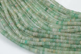 Green Aventurine- Heishi Discs Beads 2x4mm 3x6mm 15.5" Strand