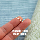 Big Dipper Constellation Stars Connector Permanent Jewelry Connector- Intricate Detail 14kt gold filled or Sterling Silver - Made in the USA