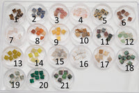 USA Gold Filled Permanent Jewelry Faceted Gemstone Clover Flower Connector or Charm- 1420 Gold Filled or 925 Sterling Silver- 8mm