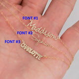 Custom Gold Filled Connectors - any WORD or NAME connector for Permanent Jewelry, sterling silver or gold filled