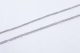 Stainless Steel ROLO Round Chain - Yard or Full Spool - High Quality Polished Stainless Steel - Hypoallergenic 2.5mm 3mm 4mm