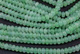 New Jade -Colored Jade - High Quality in Roundel, 8mm- Full 15.5 Inch Strand-Full Strand 15.5 inch Strand Smooth Gemstone Beads