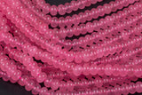 Rose- High Quality in Roundel, 8mm- Full 15.5 Inch Strand-Full Strand 15.5 inch Strand Smooth Gemstone Beads