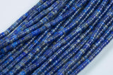 Lapis- Heishi Discs Beads 2x4mm 3x6mm 15.5" Strand