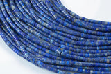 Lapis- Heishi Discs Beads 2x4mm 3x6mm 15.5" Strand