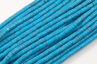 Turquoise - Heishi Discs Beads 2x4mm 3x6mm 15.5" Strand