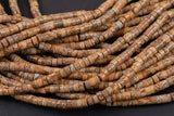 Picture Jasper- Heishi Discs Beads 2x4mm 3x6mm 15.5" Strand