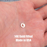 Dinosaurs Disc- Connector - Intricate Detail - 14kt gold filled or Sterling Silver - Made in the USA - Custom