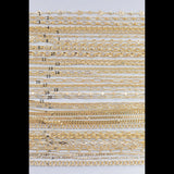 14k Gold PVD Plated Chain Large Assortment - Tarnish Resistant Popular Style - Sold by the yard
