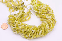 Olive Jade Star Beads 6mm 15.5" Strands