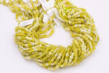 Natural Olive Jade Beads 6mm Star Shaped Real Gemstone 15" Strand Smooth Gemstone Beads