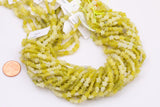 Natural Olive Jade Beads 6mm Star Shaped Real Gemstone 15" Strand Smooth Gemstone Beads