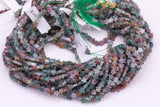 Natural Indian Agate Fancy Agate Beads 6mm Star Shaped Real Gemstone 15" Strand Smooth Gemstone Beads