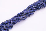 Natural Blue Lapis Lazuli Beads 6mm Star Shaped Real Gemstone 15" Strand Smooth Gemstone Beads