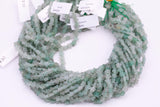 Natural Green Aventurine Beads 6mm Star Shaped Real Gemstone 15" Strand Smooth Gemstone Beads