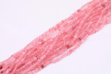 Cherry Quartz Beads 6mm Star Shaped Real Gemstone 15" Strand Smooth Gemstone Beads