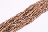 Natural Picture Jasper Beads 6mm Star Shaped Real Gemstone 15" Strand Smooth Gemstone Beads