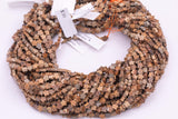 Natural Picture Jasper Beads 6mm Star Shaped Real Gemstone 15" Strand Smooth Gemstone Beads