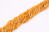 Amber Jade Beads 6mm Star Shaped Real Gemstone 15" Strand Smooth Gemstone Beads