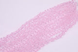Pink Butterfly Crystal Beads 1 Strand