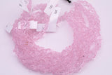 Pink Butterfly Crystal Beads 1 Strand