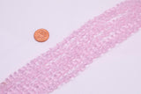 Pink Butterfly Crystal Beads 1 Strand