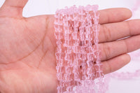 Pink Butterfly Crystal Beads 1 Strand