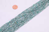 2mm Russian Amazonite Beads Full Strands - 15.5 inches- Nice Size Hole- Diamond Cutting, High Facets-Nice and Sparkly-Faceted Round
