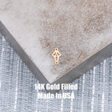 Halloween Mask Scream Ghost Permanent Jewelry Connector or Charm- Intricate Detail - 14kt gold filled or Sterling Silver - Made in the USA