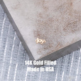 Joy Connector Permanent Jewelry Connector or Charm- Intricate Detail - 14kt gold filled or Sterling Silver - Made in the USA