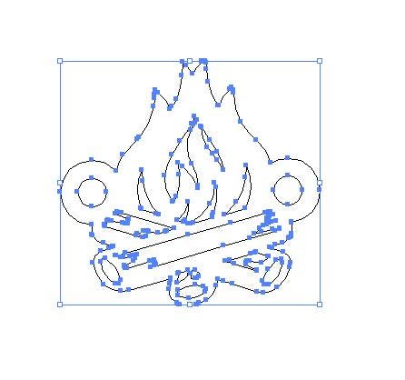 Camp Fire Connector or Charm - Intricate Detail - 14kt gold filled or Sterling Silver - Made in the USA - Custom