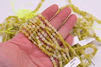 Olive Jade Star Beads 6mm 15.5" Strands