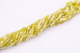 Olive Jade Star Beads 6mm 15.5" Strands