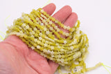 Natural Olive Jade Beads 6mm Star Shaped Real Gemstone 15" Strand Smooth Gemstone Beads